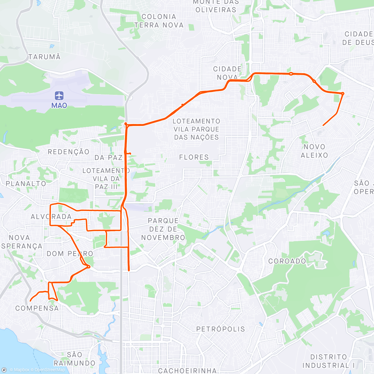 Map of the activity, Pedal matinal 🚵‍♂️🚴‍♂️