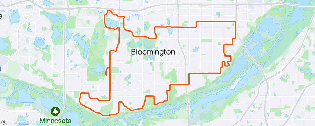 Map of the activity, Streets of Bloomington 24