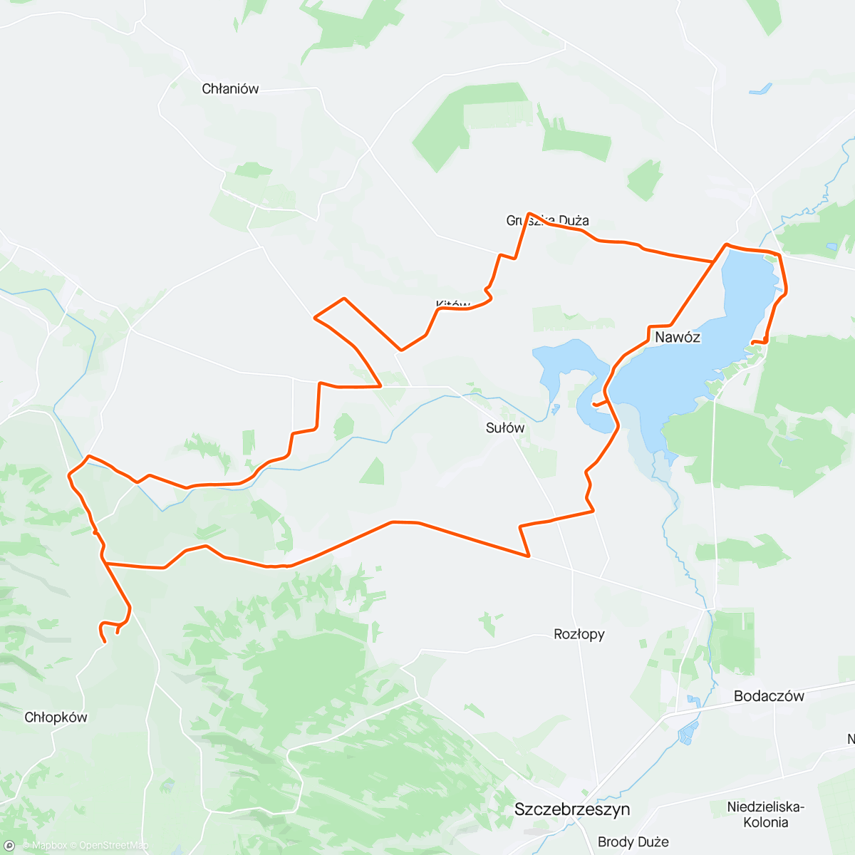 Map of the activity, ⛅ Morning Mountain Bike Ride Rowerowa ustawka Brygady RR 🚵‍♂️🚵🚵‍♂️🏞🌤