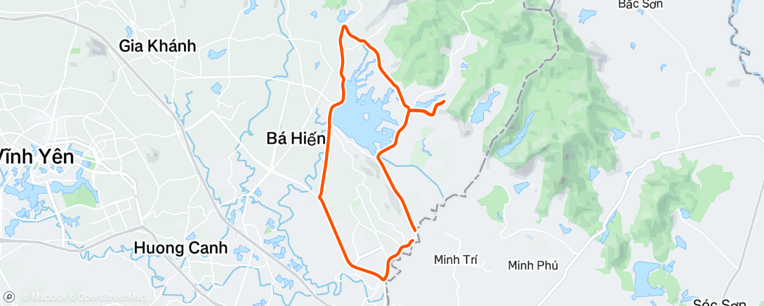 Map of the activity, Xuân Hòa - Phú Thọ