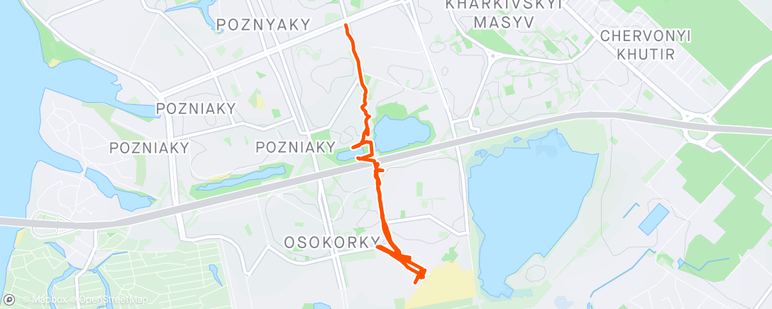 Map of the activity, У справах з сином