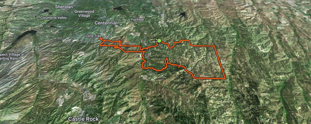 Map of the activity, Morning Ride