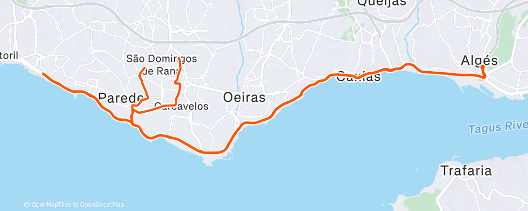 Map of the activity, D Noite