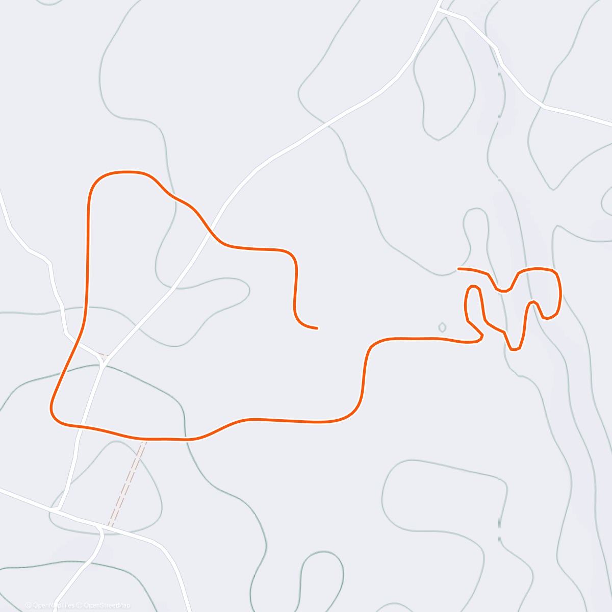 Map of the activity, Zwift - Railways and Rooftops in Makuri Islands