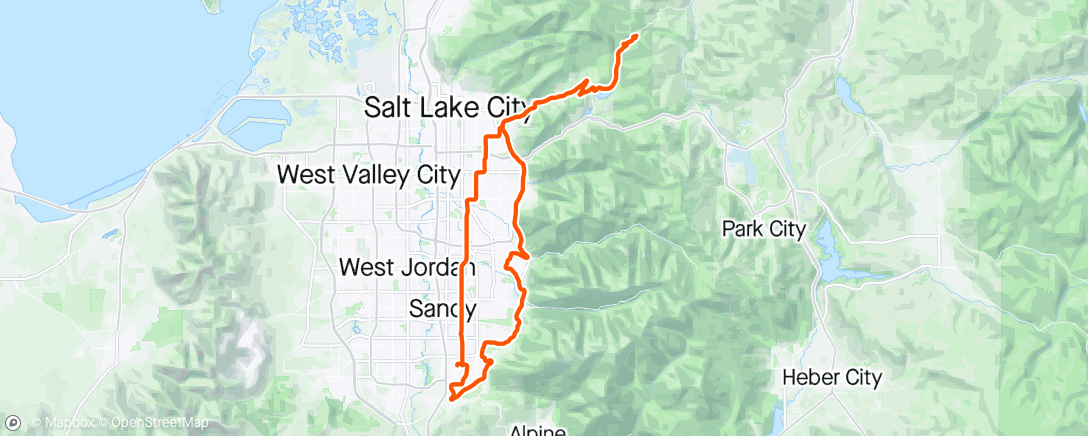 Map of the activity, The bigger mountain