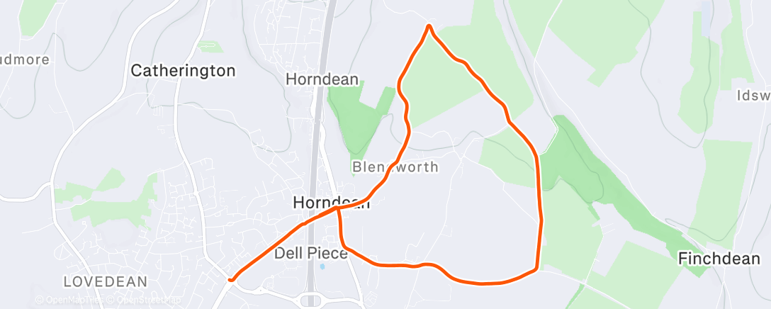 Mappa dell'attività 26 days of January cycling challenge: day 2