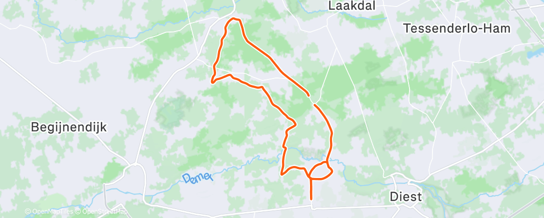 Map of the activity, Namiddagrit