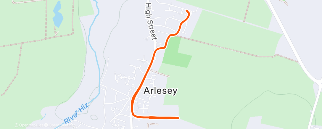 Map of the activity, Morning Run: How many sleeps?