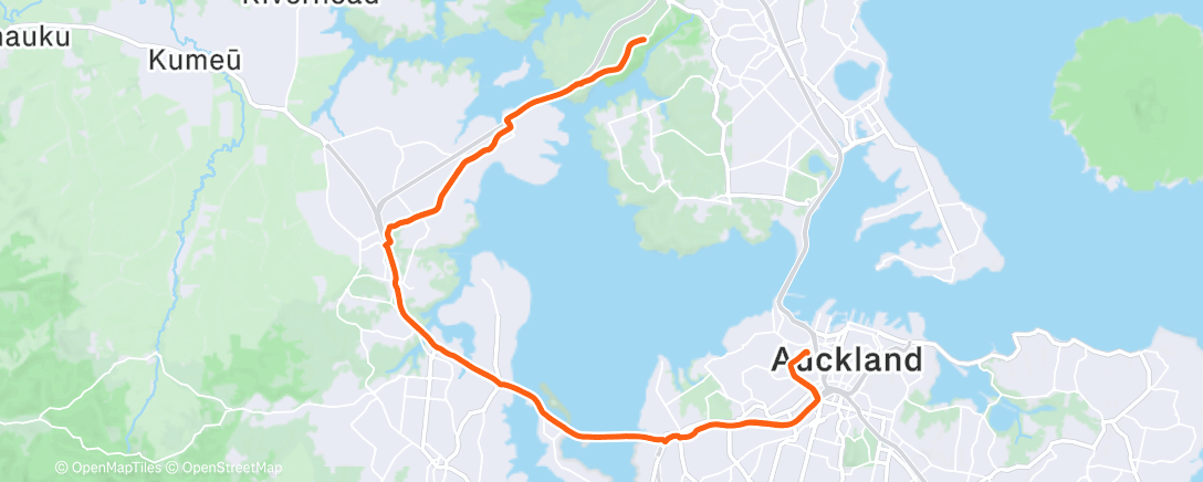 Map of the activity, Lunch Ride