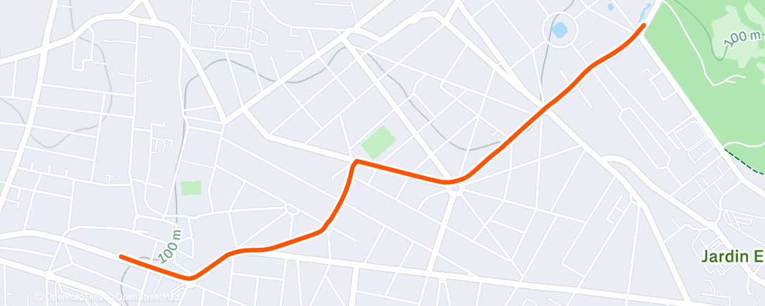 Map of the activity, Morning Ride