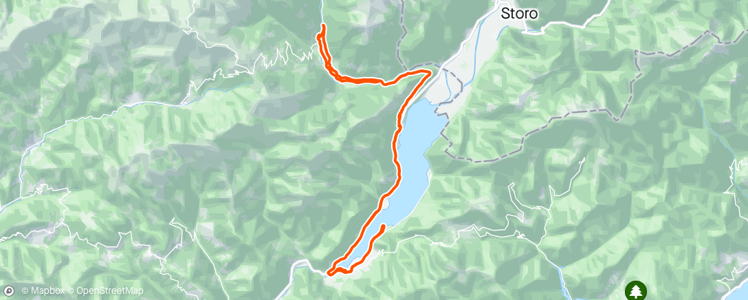 Karte der Aktivität „Giro pomeridiano”