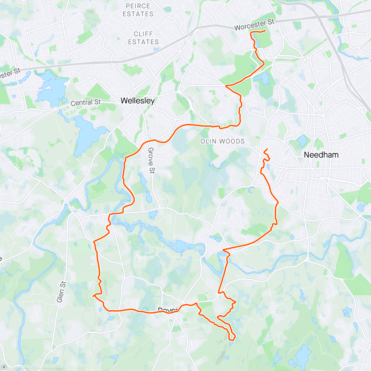 Map of the activity, The long way home