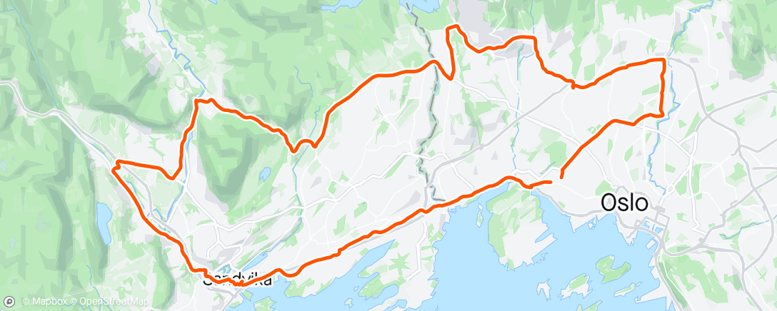 Karte der Aktivität „Klatretur rund Bærums Verk og Holmenkollen”