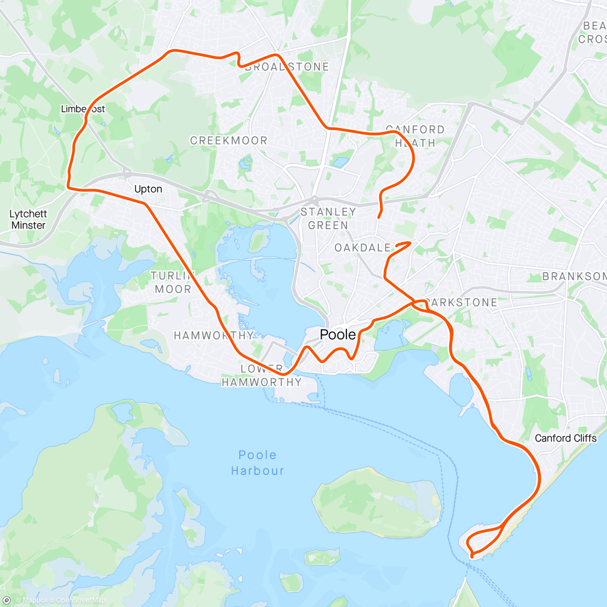Map of the activity, Morning Ride - what a beautiful morning 😎