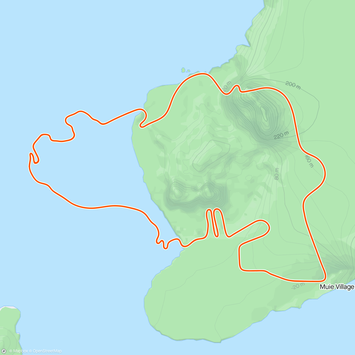 アクティビティ「Zwift - Pacer Group Ride: Volcano Flat in Watopia with Bernie」の地図