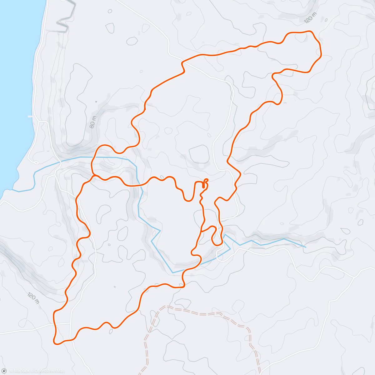 Map of the activity, Zwift - (By Fred #14) +30’
