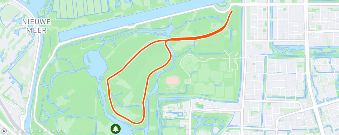 Map of the activity, 🇳🇱 Amsterdamse Bos Parkrun 🇳🇱
