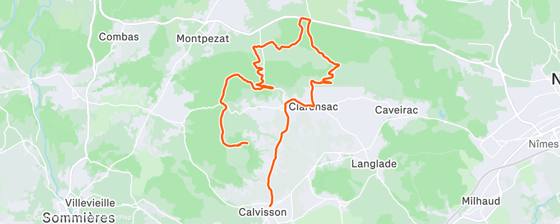 Карта физической активности (vtt ce matin)