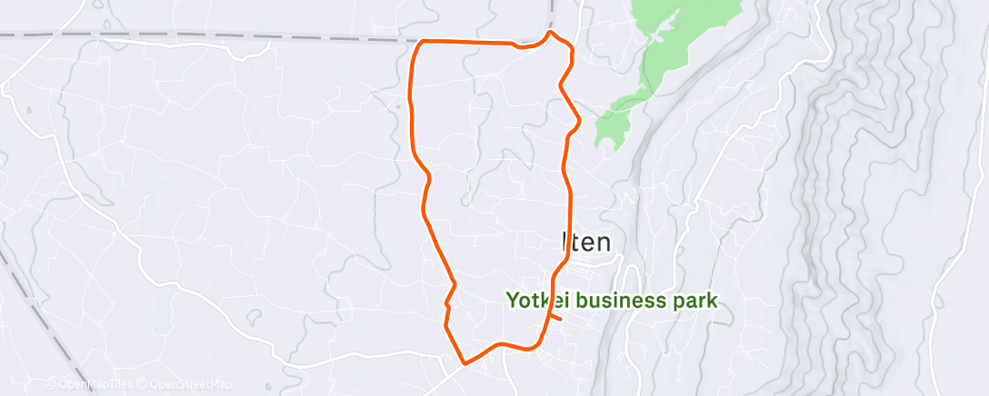 Map of the activity, The Poundloop