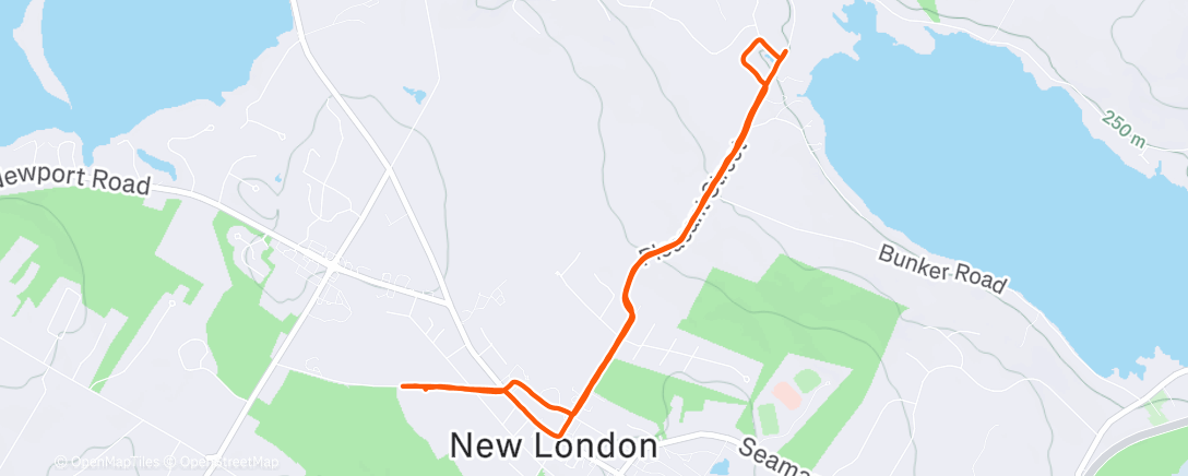 Map of the activity, Pleasant