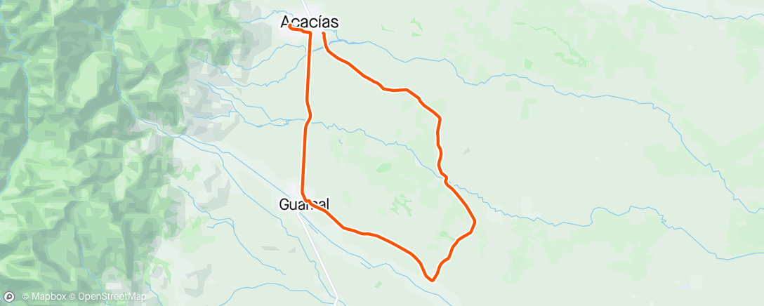 「Vuelta por Castilla 
Javier vs Javier 🔥💥💯✔️」活動的地圖