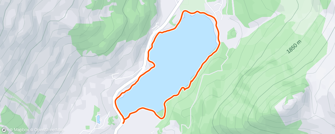 Map of the activity, Ella's Run