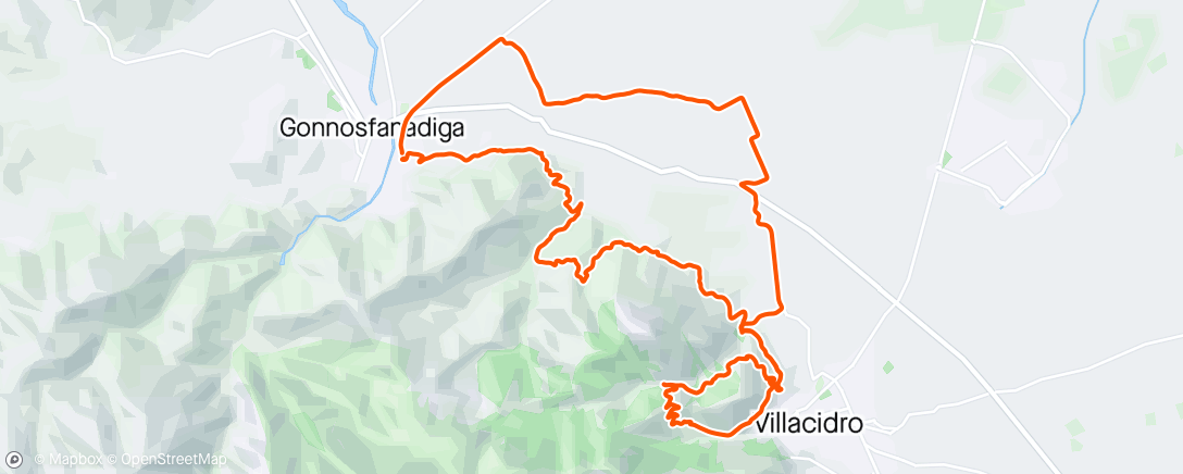 「Sessione di mountain biking pomeridiana」活動的地圖