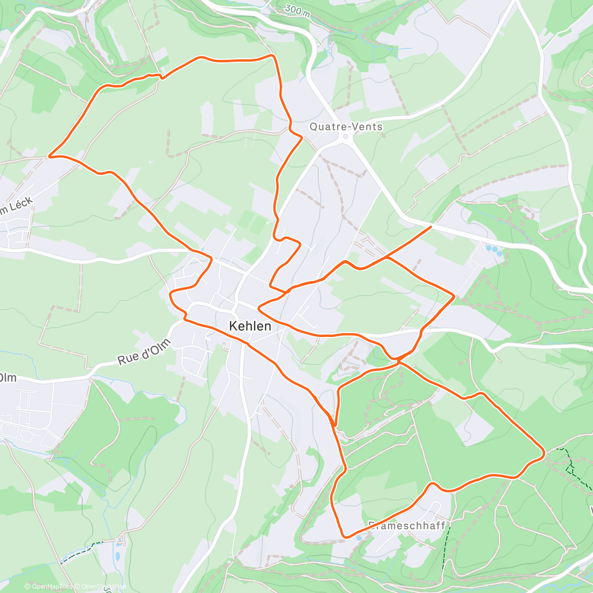 Mappa dell'attività Fahrt am Nachmittag