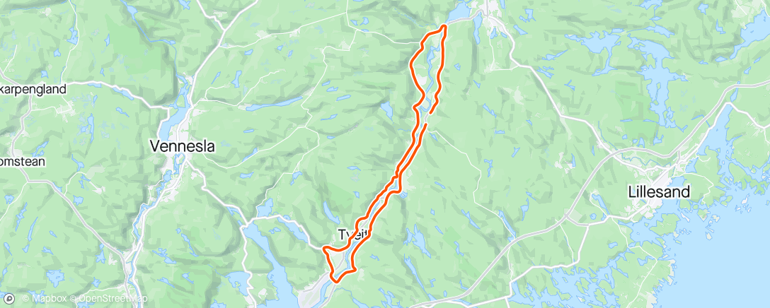 Map of the activity, Lunch Hardtail Ride ☀️🚵🏻‍♂️