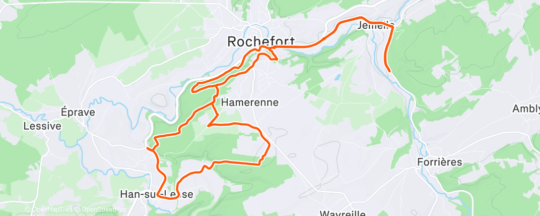 Map of the activity, Namiddagrit