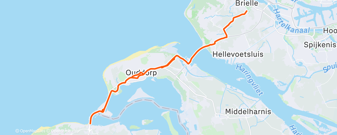 Карта физической активности (14.500 km YTD, Morning Ride)