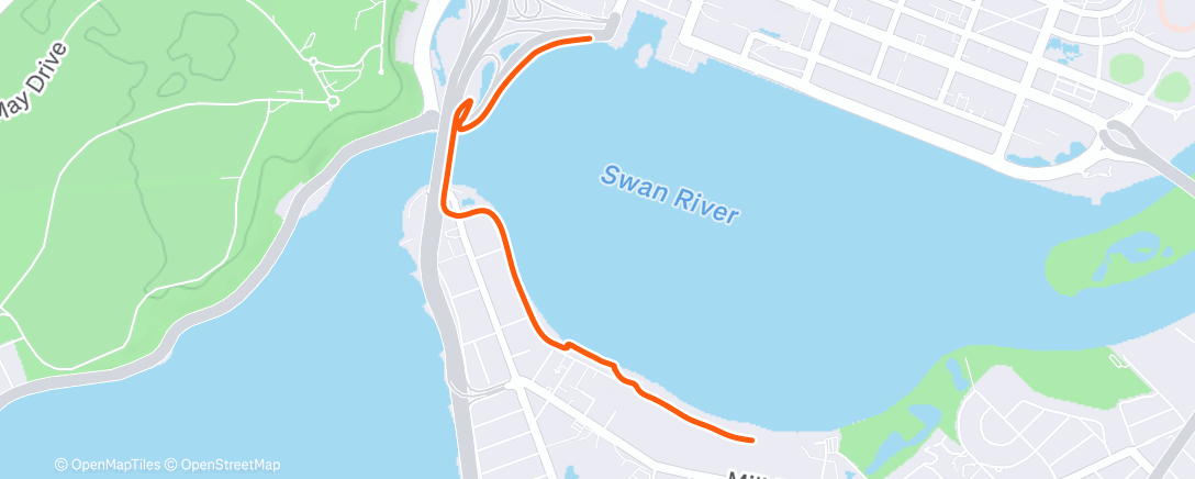 Map of the activity, Lunch Ride