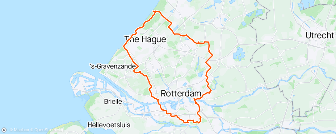 Map of the activity, Clubrit TC Barrhopoort - Scheveningen, Wassenaar, Voorschoten, Zoetermeer