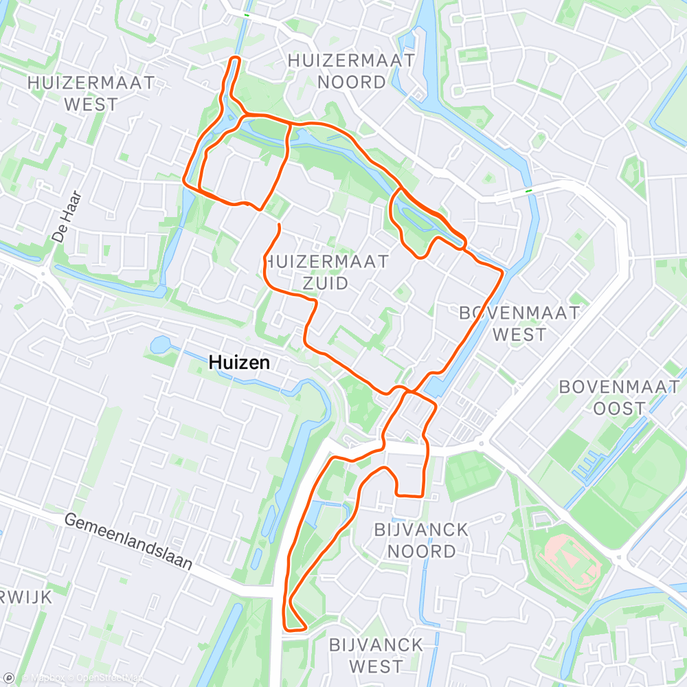 Map of the activity
