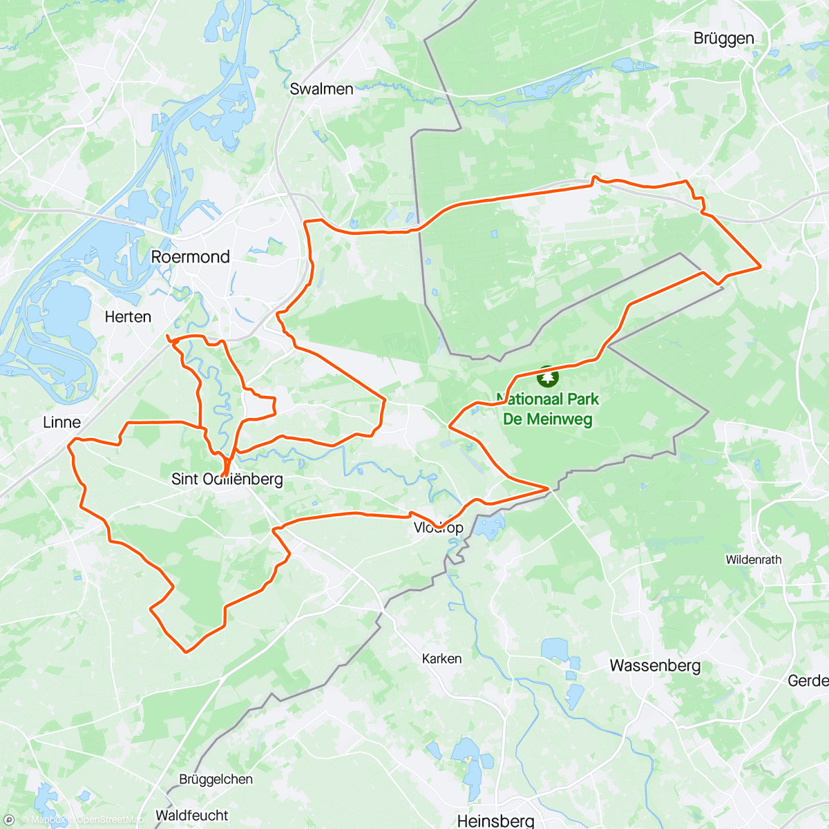 Map of the activity, Grupetto 🥇