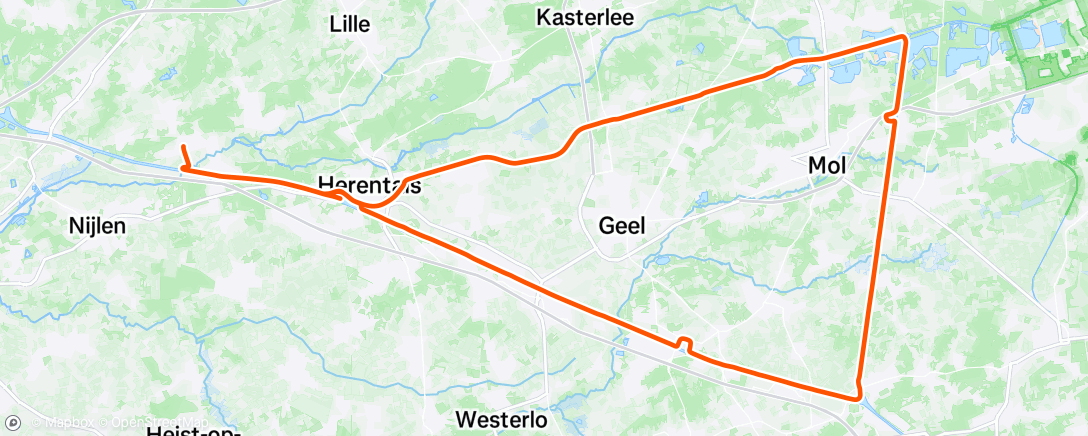 Map of the activity, 2de dag op de 🎢