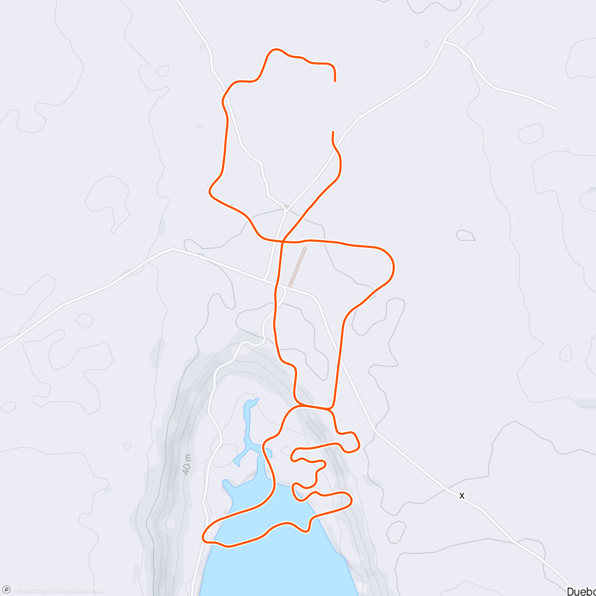 Карта физической активности (Zwift - Group Ride: JETT Base Ride (2.7~4.5w/kg) (C) on Sleepless City in Makuri Islands)