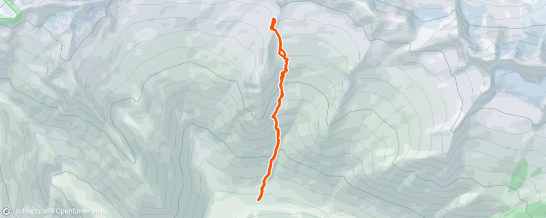 Map of the activity, Morning Hike