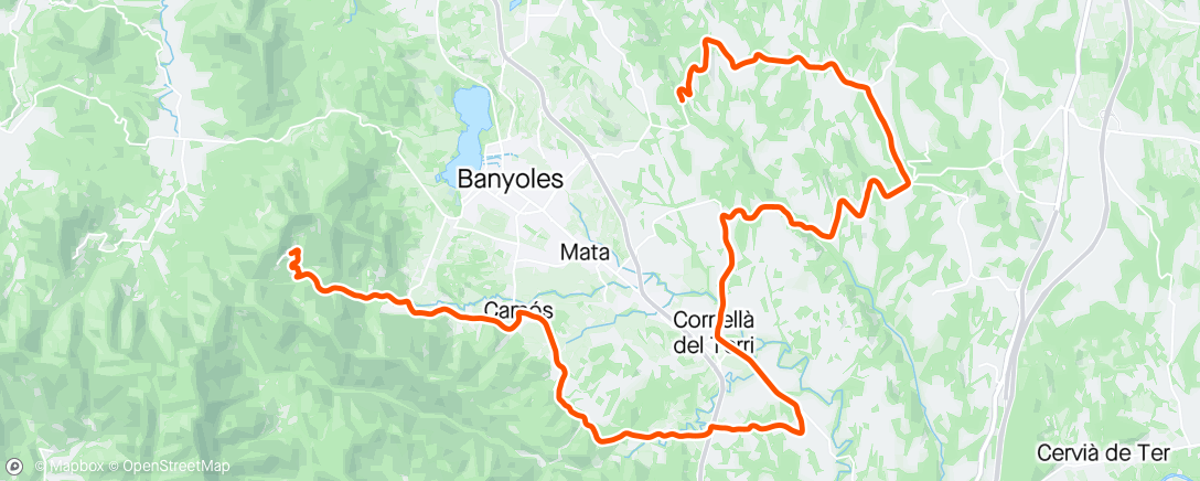 アクティビティ「Girona Bayoles part 2」の地図