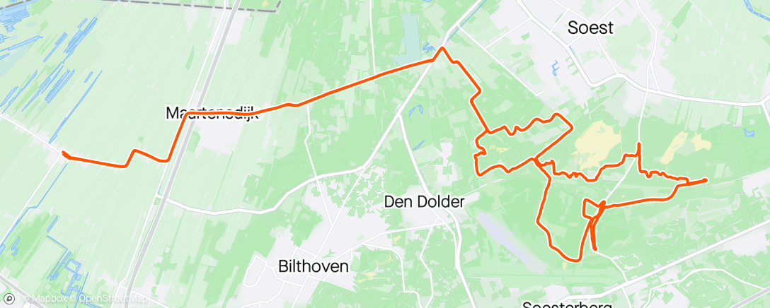 Map of the activity, Soest MTB.