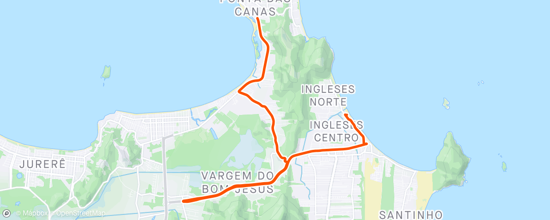 Map of the activity, Equipe Biker Loreto'S em treino número de 123/2024