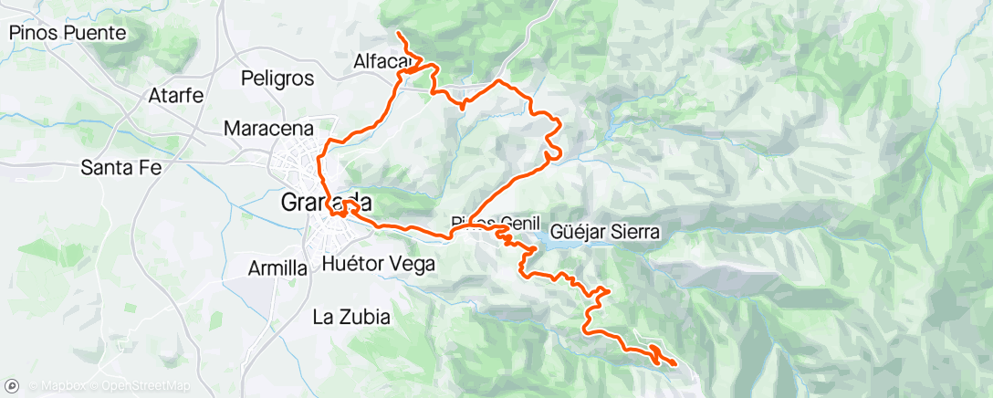 Map of the activity, Qué calor