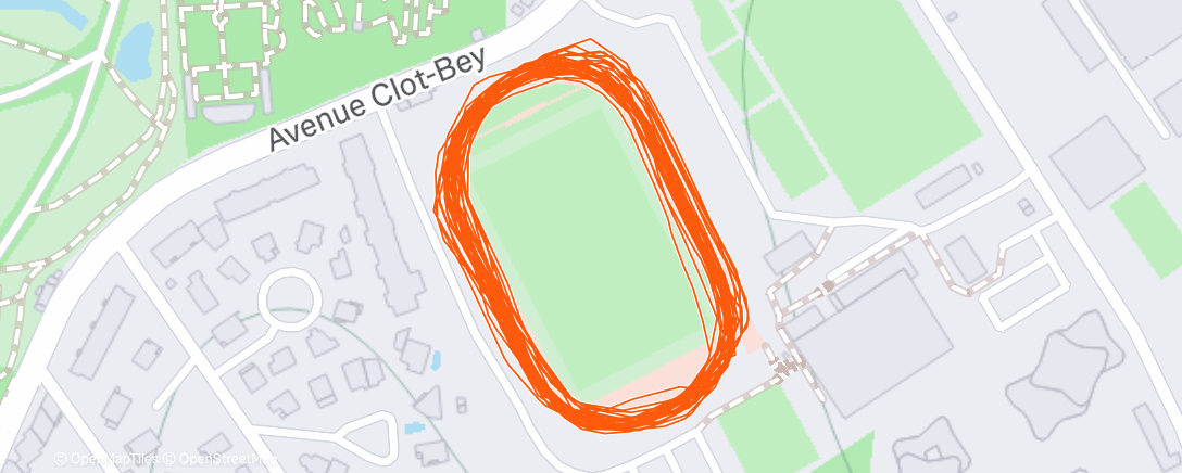 Map of the activity, Fin de semaine récup