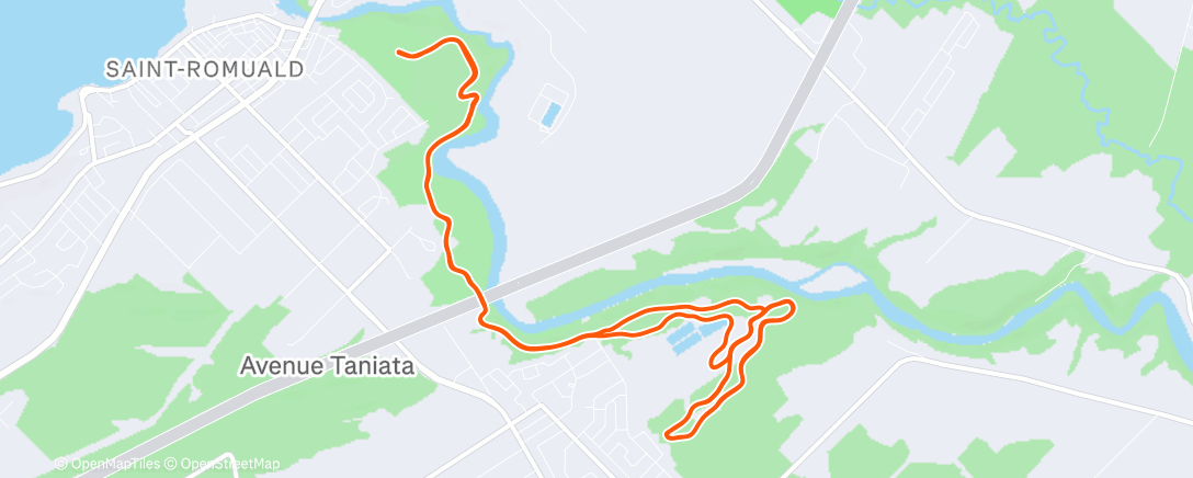 Map of the activity, Ski l'après-midi ☀️💨