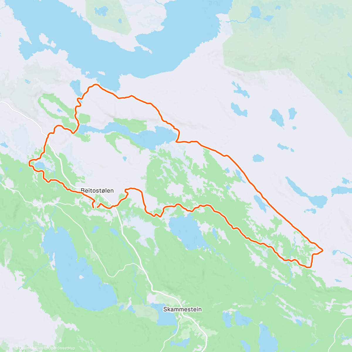 Map of the activity, Rå gjeng, rå dag, rå tur🤩