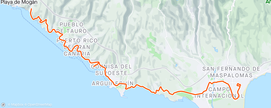 Map of the activity, GC 2024 - Ride 1: Playa Taurito
