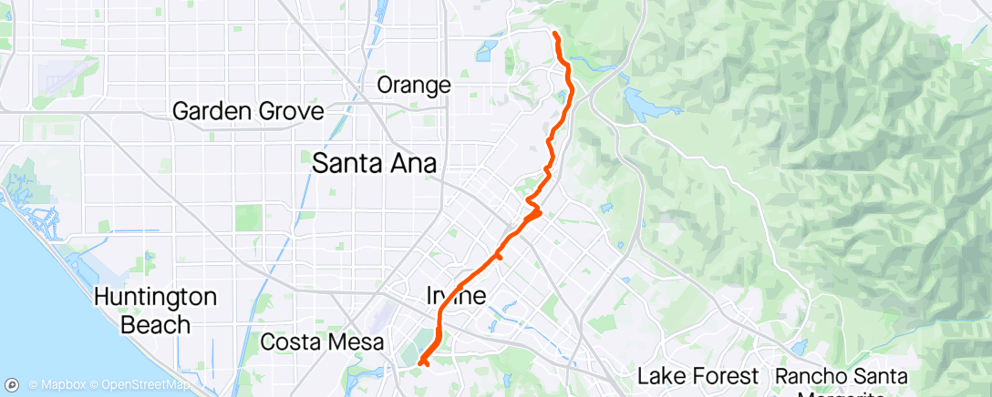 Map of the activity, Post UC Irvine Pre-Dental Society Lecture Gravel Ride with Arne and Sorrel 🚴🚴‍♀️ SILWMB 💛🪄🦄