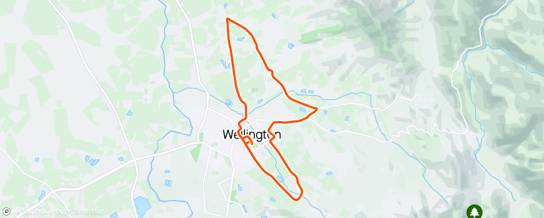 Map of the activity, Rhodes Half Marathon