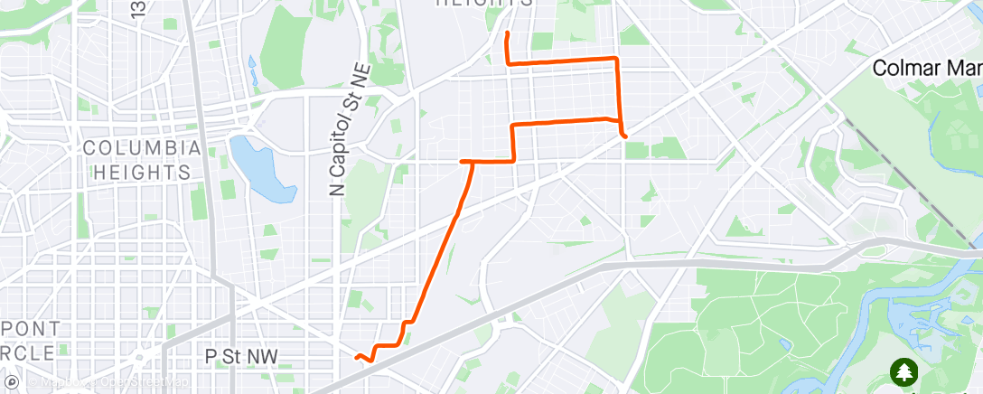 アクティビティ「Afternoon E-Bike Ride」の地図