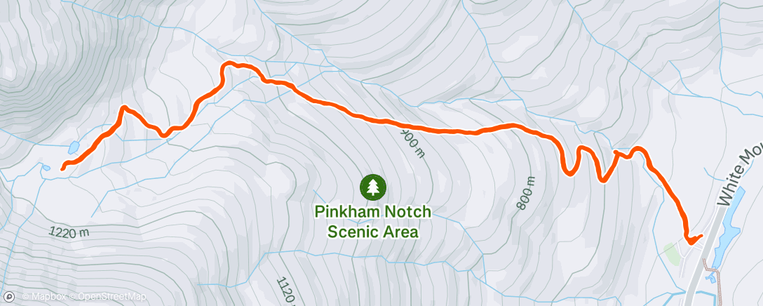 Map of the activity, Rainy Day Pinky Laps
